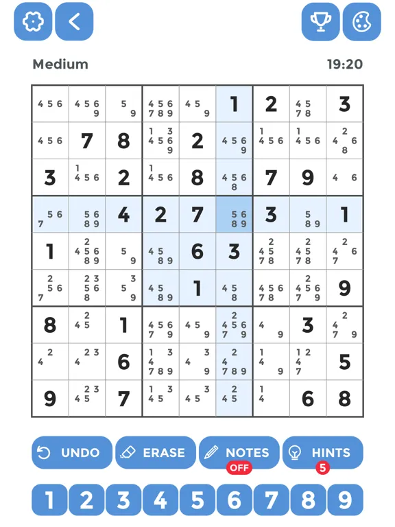 Sudoku :-) iPad  Screenshots