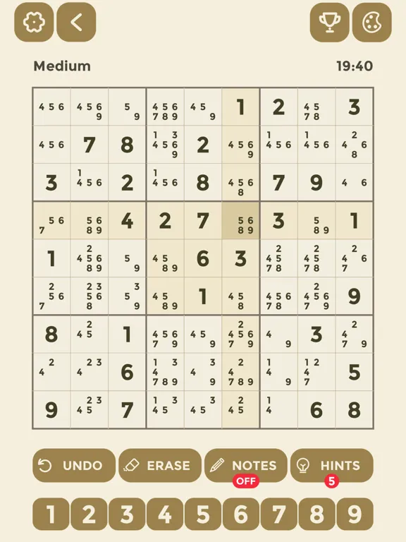 Sudoku :-) iPad  Screenshots