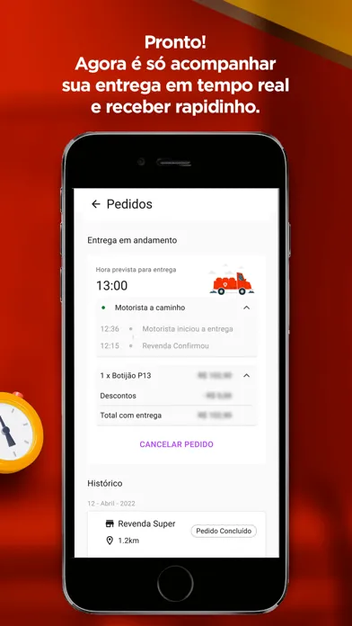 Captures d'écran de Pedir Gás | Supergasbras
