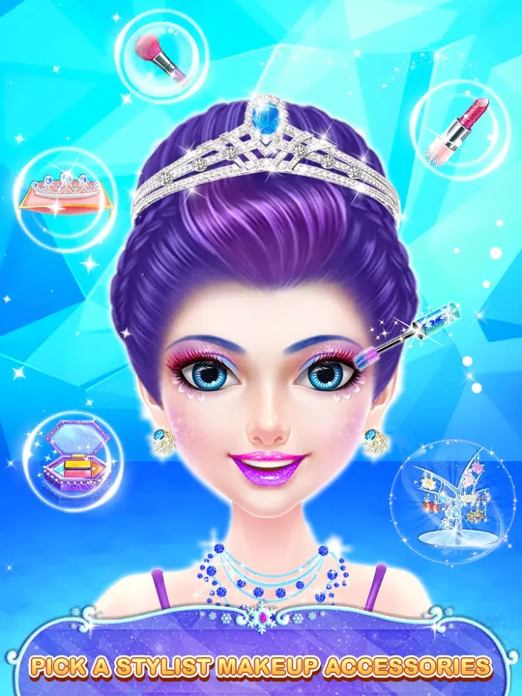 Capturas de pantalla de Ice Princess Salon Makeover