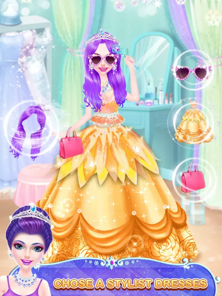 Capturas de pantalla de Ice Princess Salon Makeover