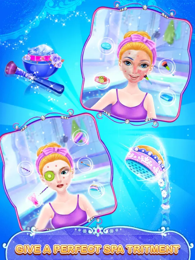 Capturas de pantalla de Ice Princess Salon Makeover