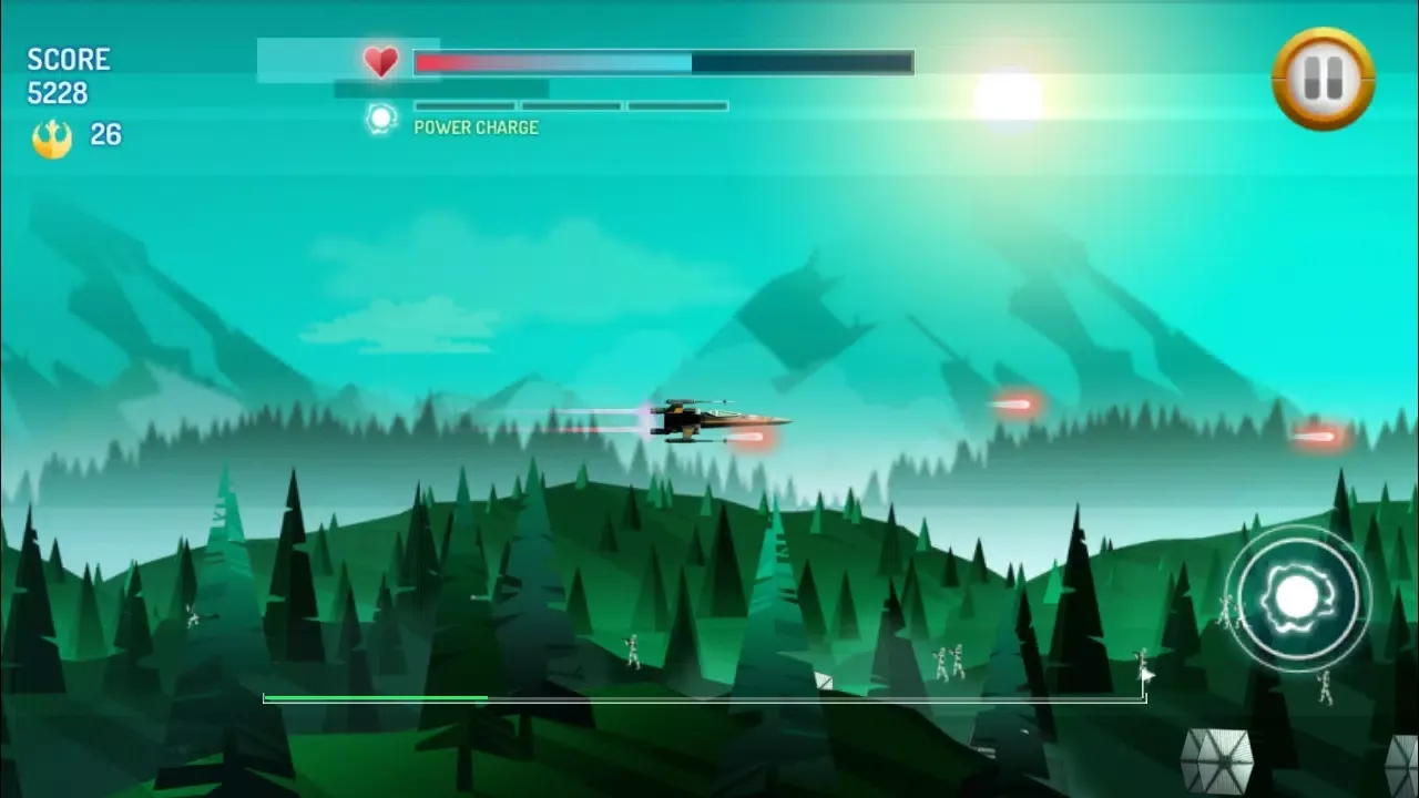 Captures d'écran de X-Wing Fighter