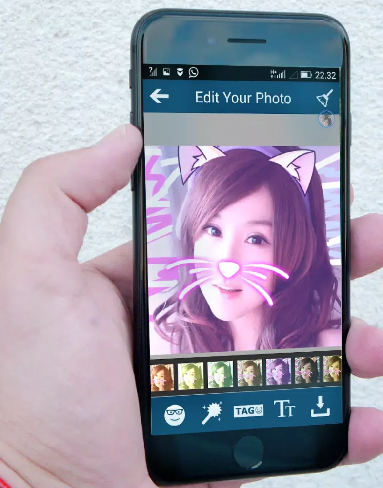 Capturas de pantalla de Face Cat App