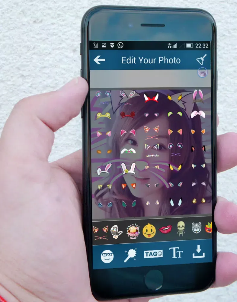 Capturas de pantalla de Face Cat App