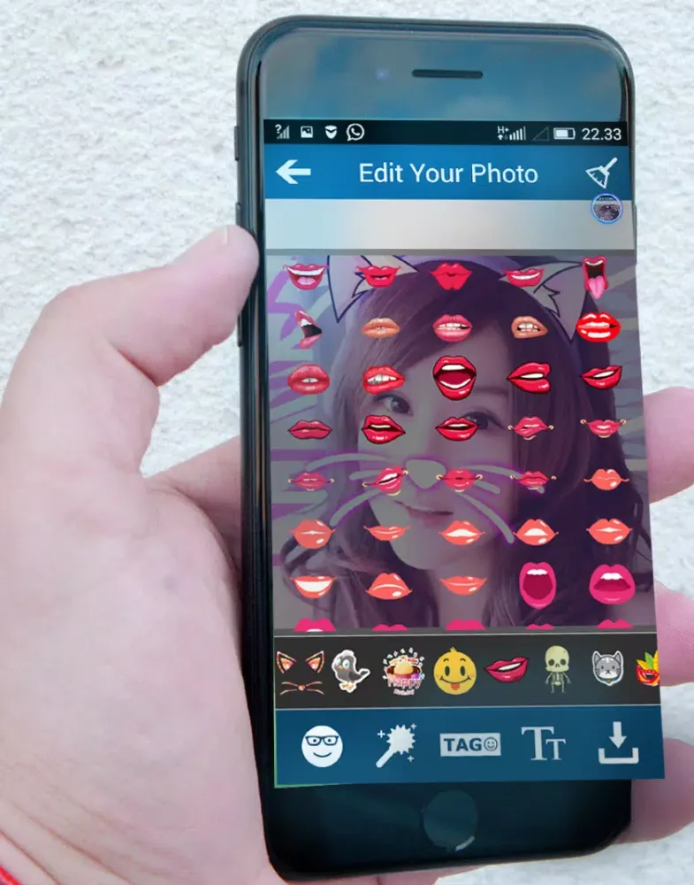 Capturas de pantalla de Face Cat App