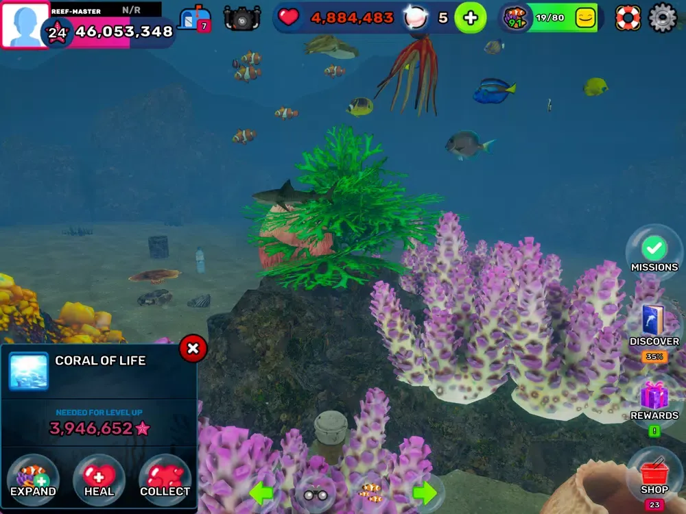 Tangkapan layar Tap Oceans: Reef Life 3D 2022 iPad 