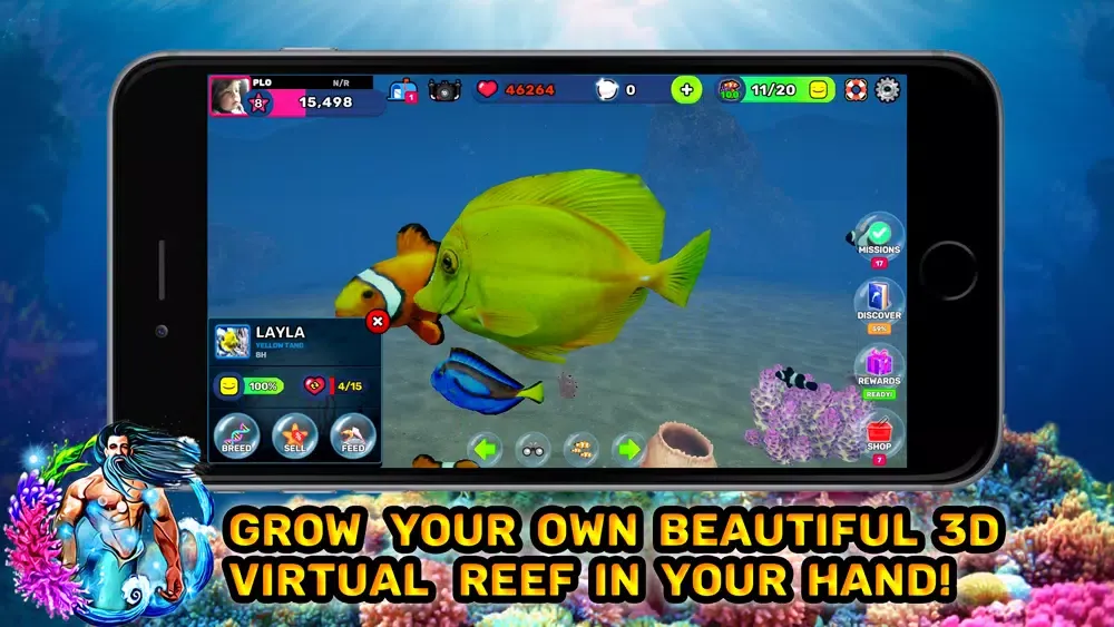 Tangkapan layar Tap Oceans: Reef Life 3D 2022