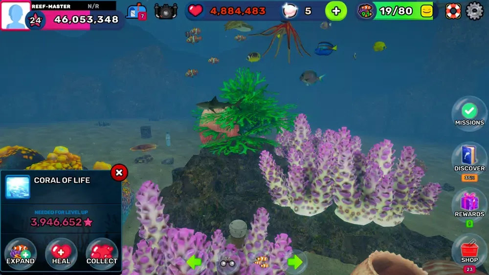 Tangkapan layar Tap Oceans: Reef Life 3D 2022