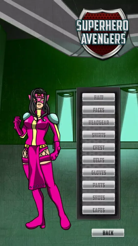 Ảnh chụp màn hình của Superhero Avengers