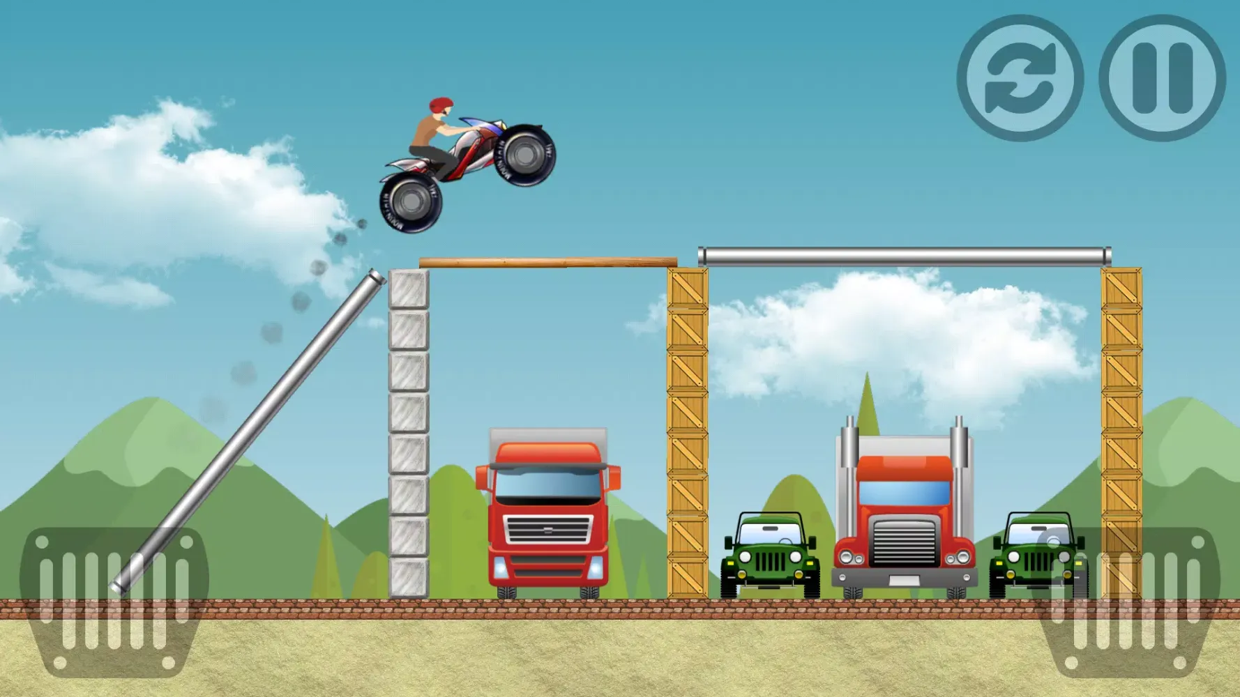 Capturas de pantalla de Superhero Bike Rider Crazy Stunt Tricky