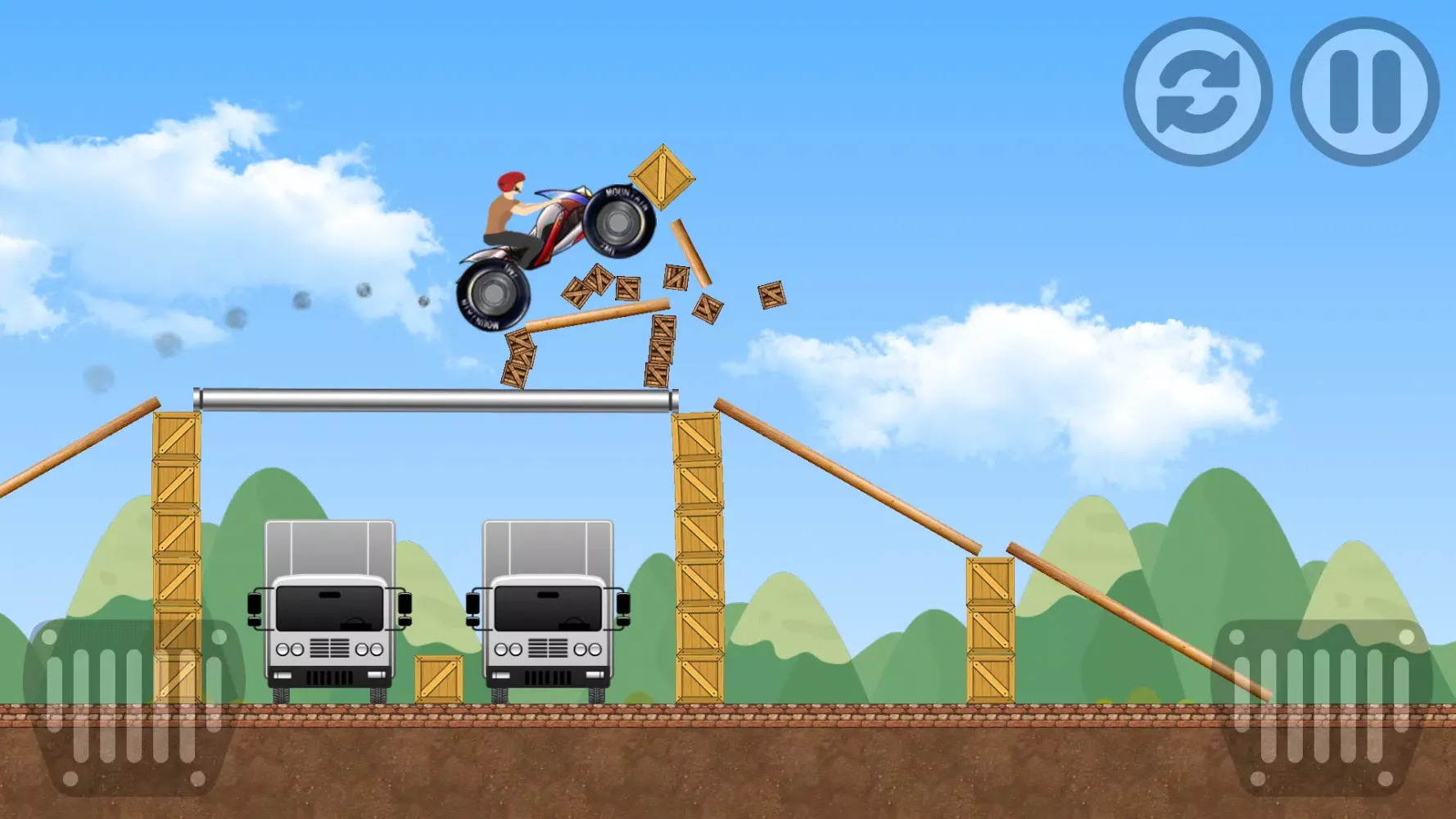 Capturas de pantalla de Superhero Bike Rider Crazy Stunt Tricky