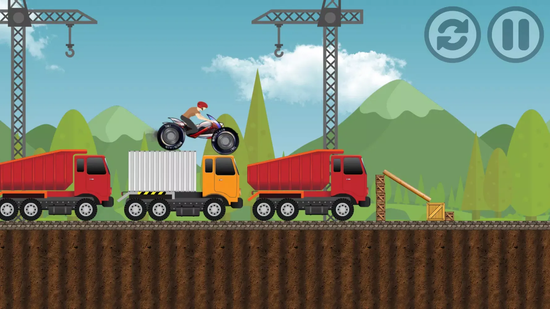 Capturas de pantalla de Superhero Bike Rider Crazy Stunt Tricky