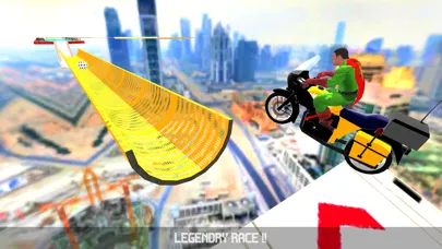 Superhero Bike Stunt Racing 3D Screenshots