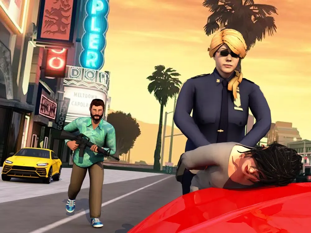 Open World Crime City 3D iPad  Ekran Görüntüleri