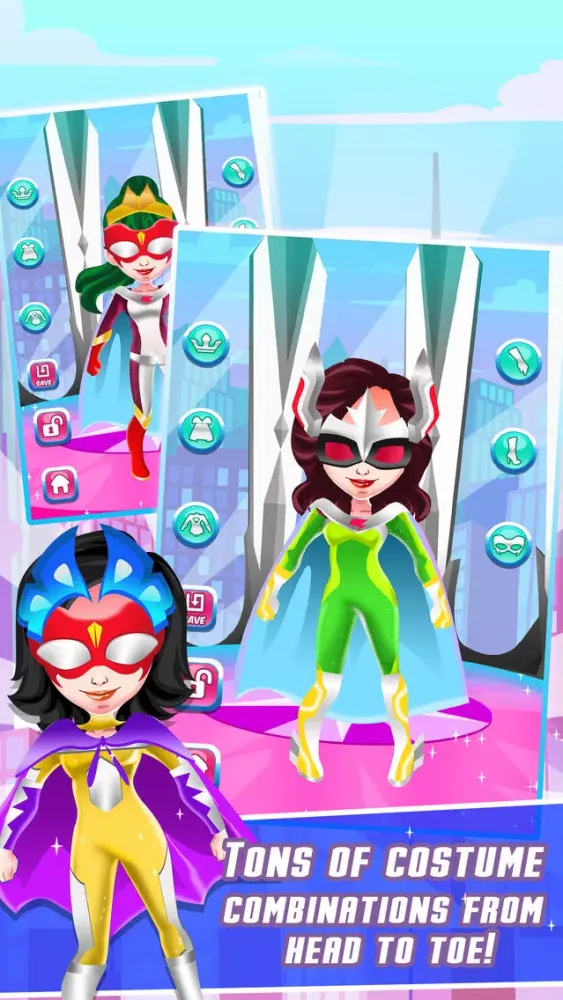 Superhero Princess Girl Salon - Makeup, Spa, and Makeover Kids Games سکرین شاٹس