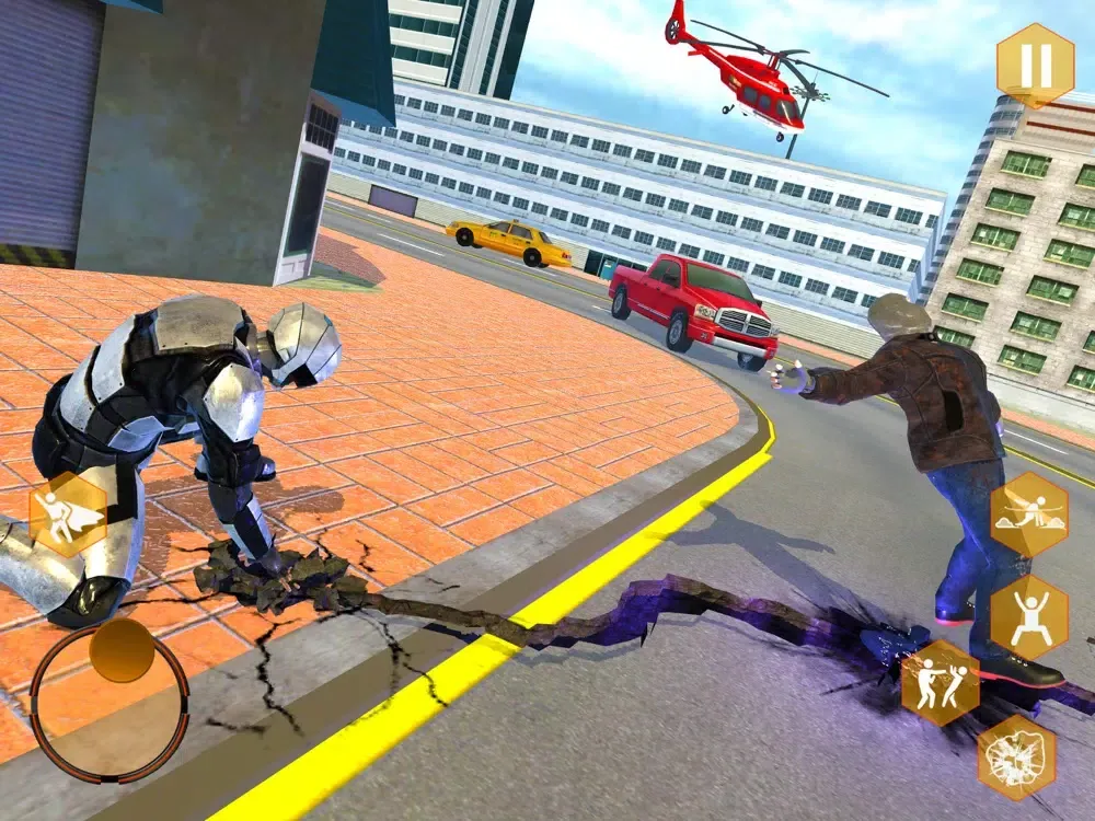 Iron Superhero Mad City Crime iPad 應用截圖