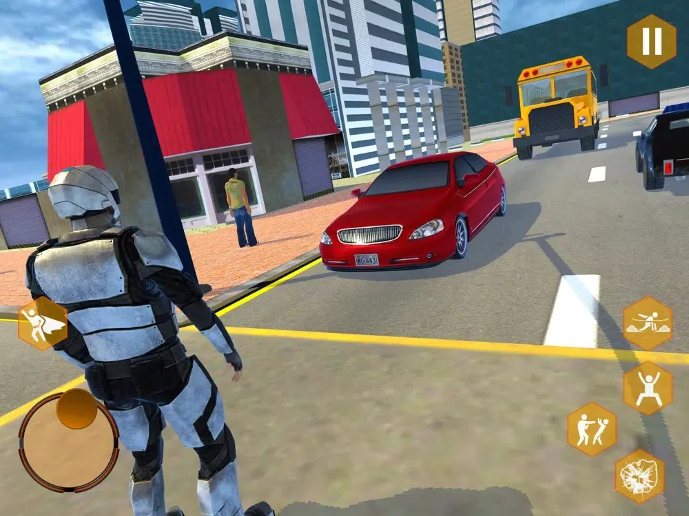 Iron Superhero Mad City Crime iPad 應用截圖