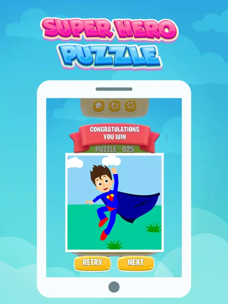 Скриншоты SuperHero Puzzle Super Girls iPad 