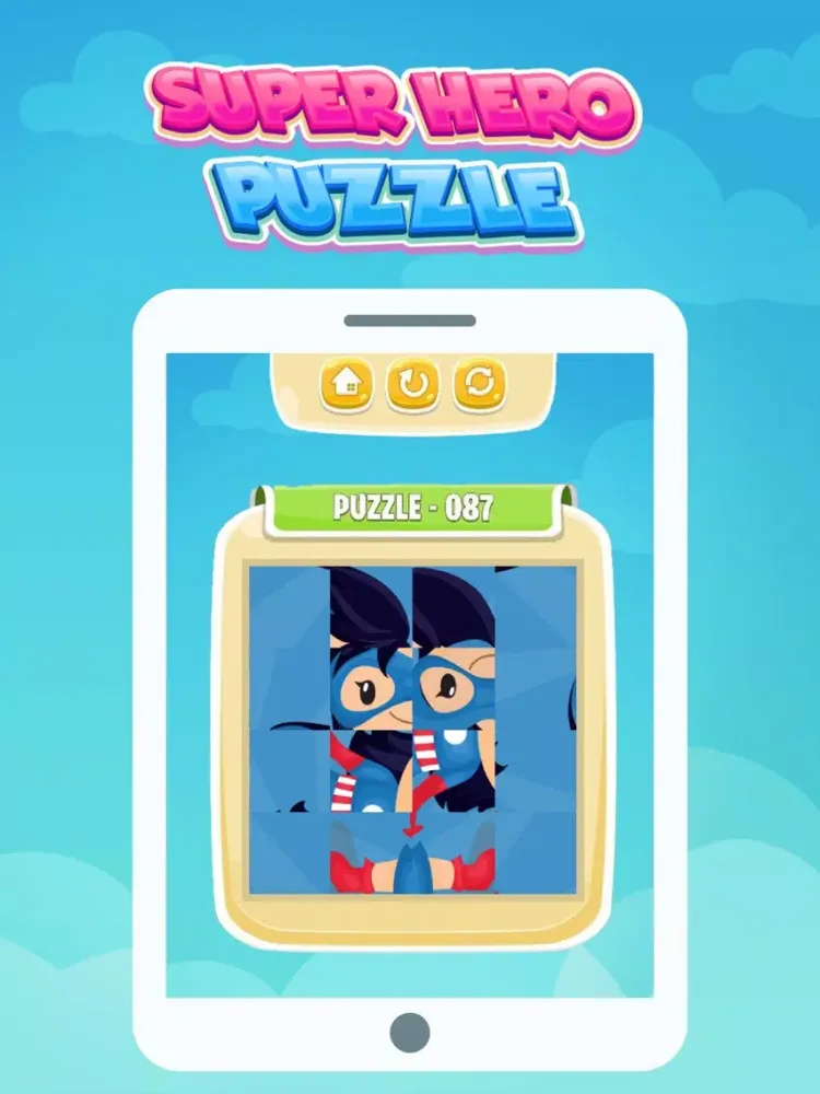 Скриншоты SuperHero Puzzle Super Girls iPad 