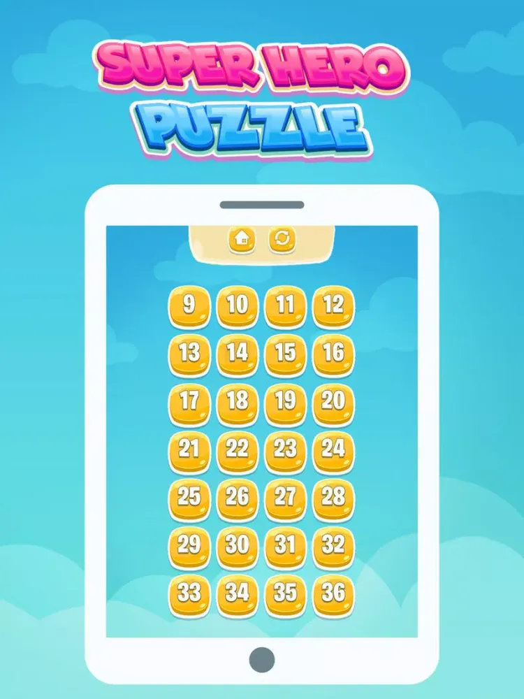 Скриншоты SuperHero Puzzle Super Girls iPad 