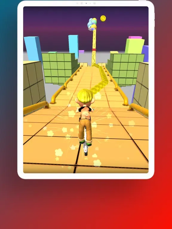 Super Hero Scooter Racing 3D iPad  Ekran Görüntüleri