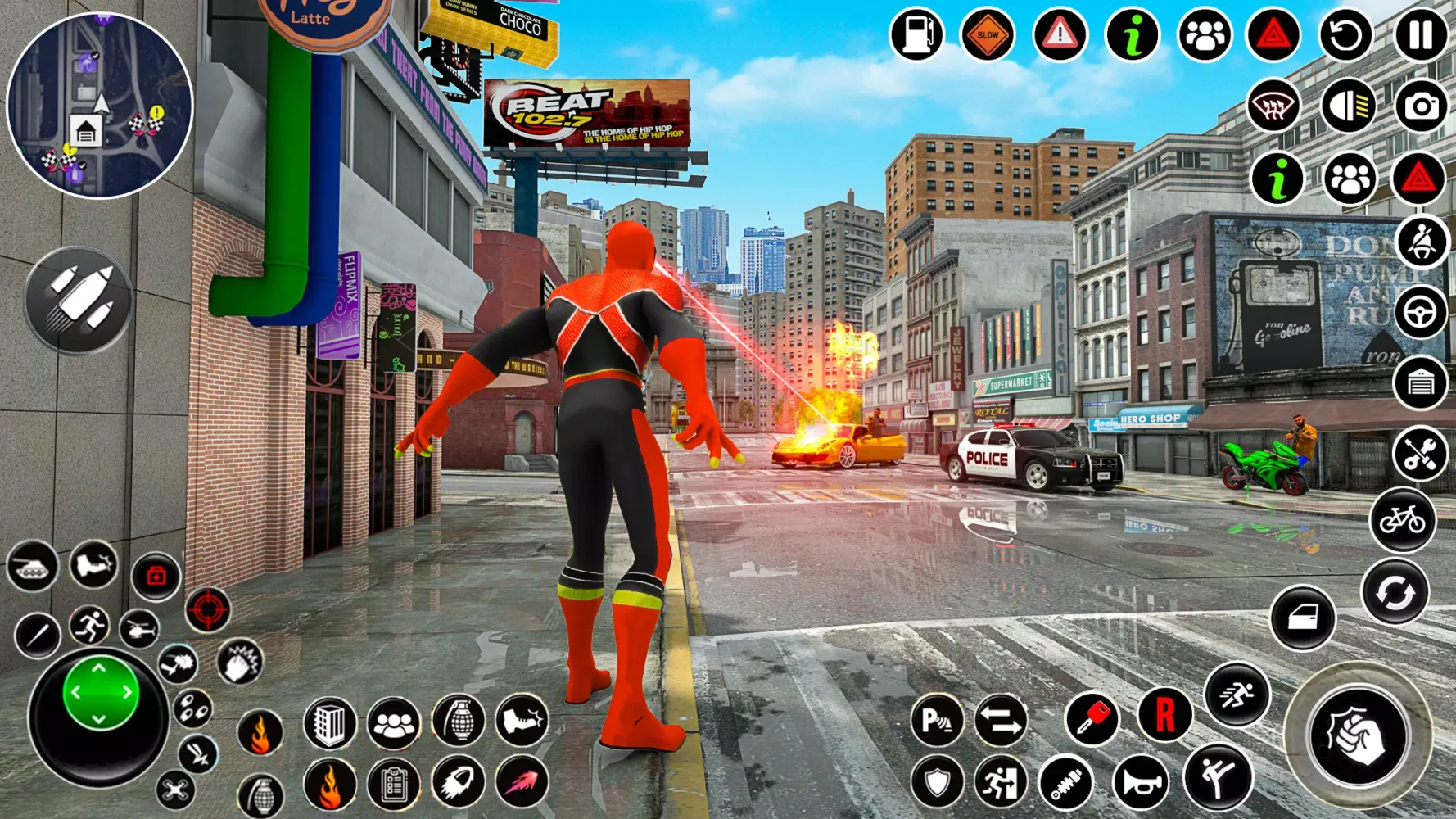 Screenshot di Spider Fighter: Superhero Game