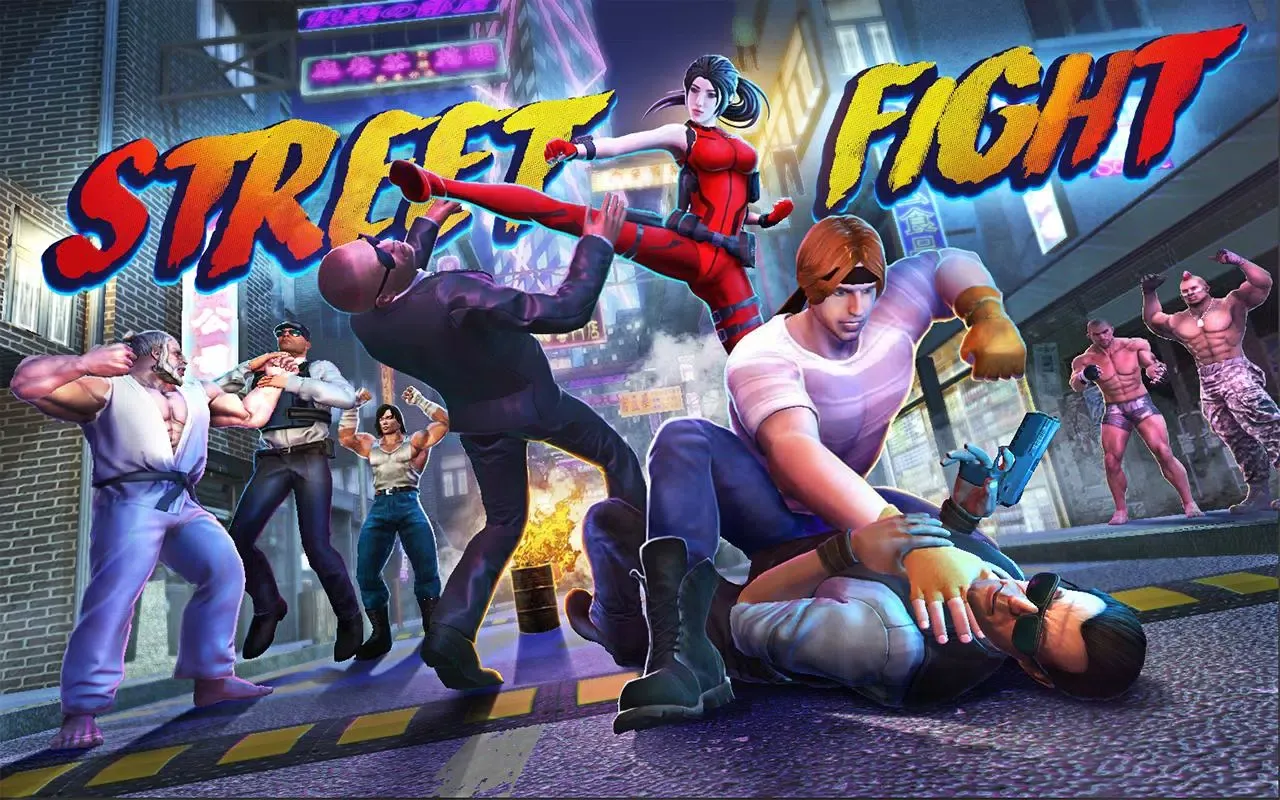 Capturas de tela do Streets Fight - Gangster Town Beat Em Up