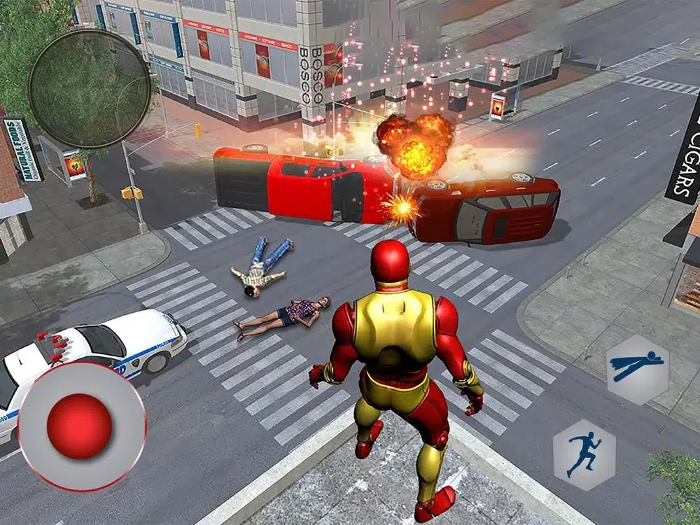 Tangkapan layar Superhero Iron Robot Rescue iPad 