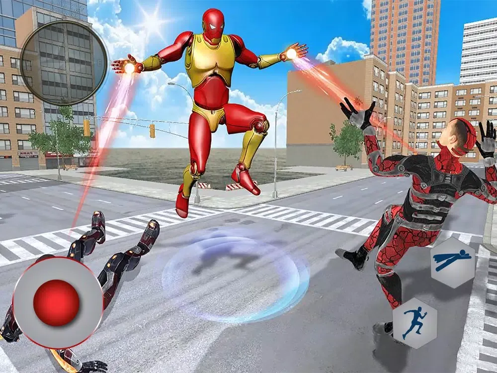 Tangkapan layar Superhero Iron Robot Rescue iPad 