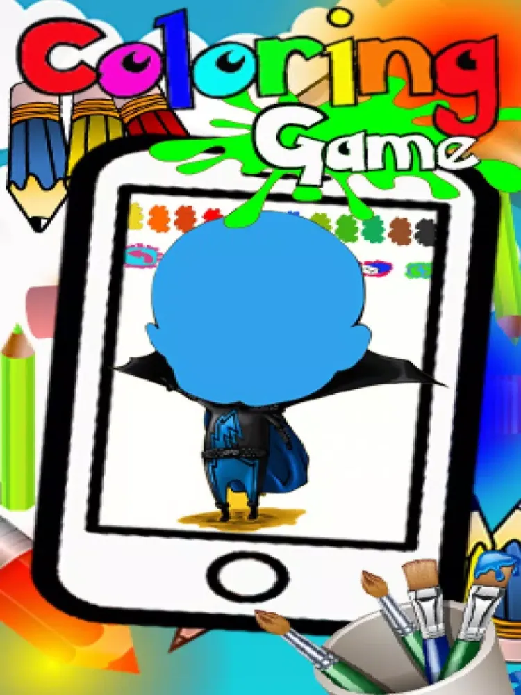 Tangkapan layar Superhero Megamind Cartoon Coloring Version iPad 