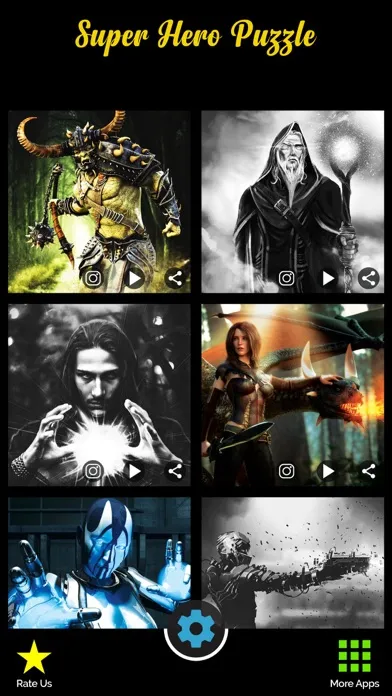 Capturas de tela do Superhero Jigsaw Puzzle Pro