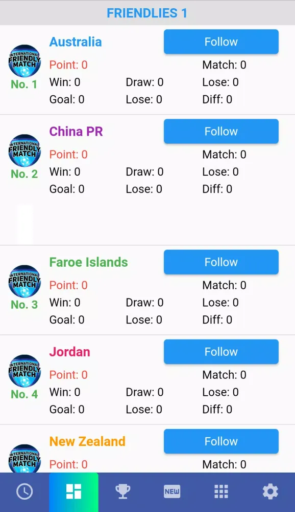 Friendly Matches Screenshots