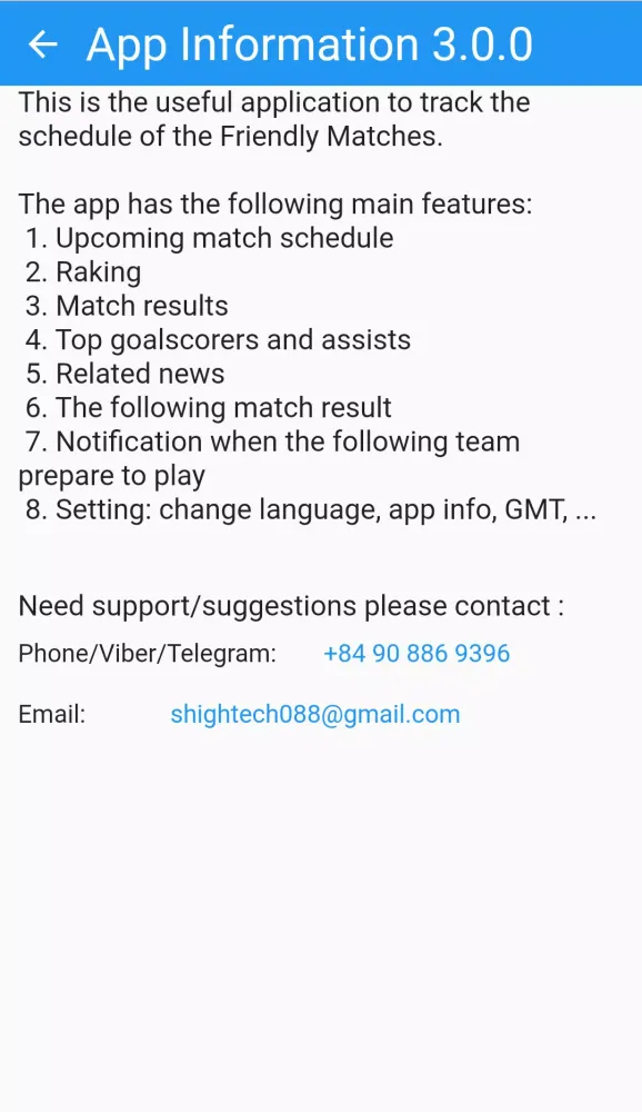 Friendly Matches Screenshots