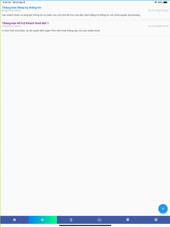 Quản Lý Phòng Trọ Việt Nam iPad 應用截圖