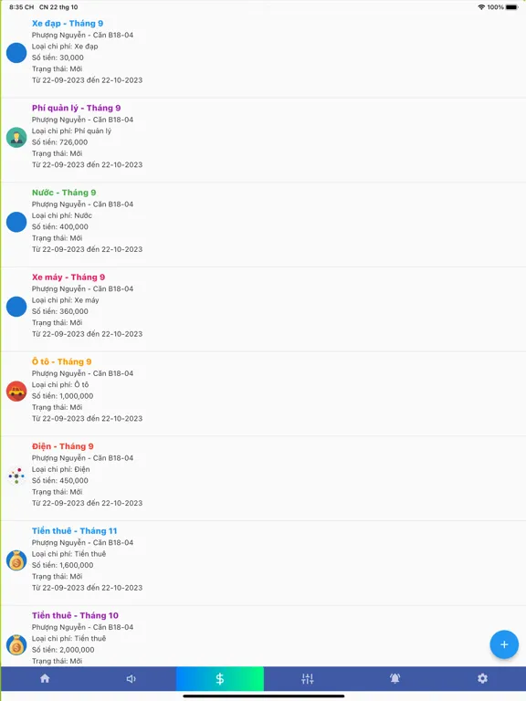 Quản Lý Phòng Trọ Việt Nam iPad 應用截圖