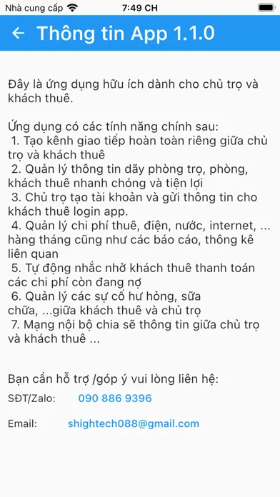 Quản Lý Phòng Trọ Việt Nam應用截圖