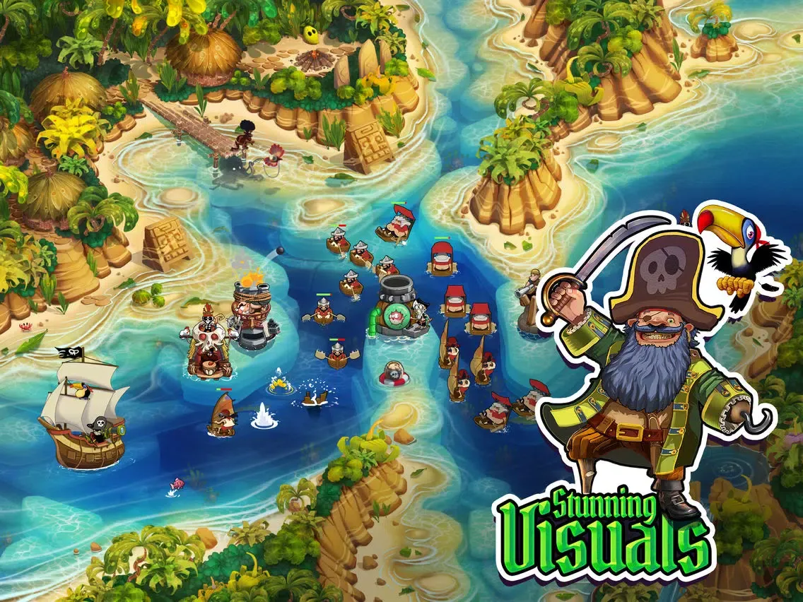 Pirate Legends TD iPad 應用截圖