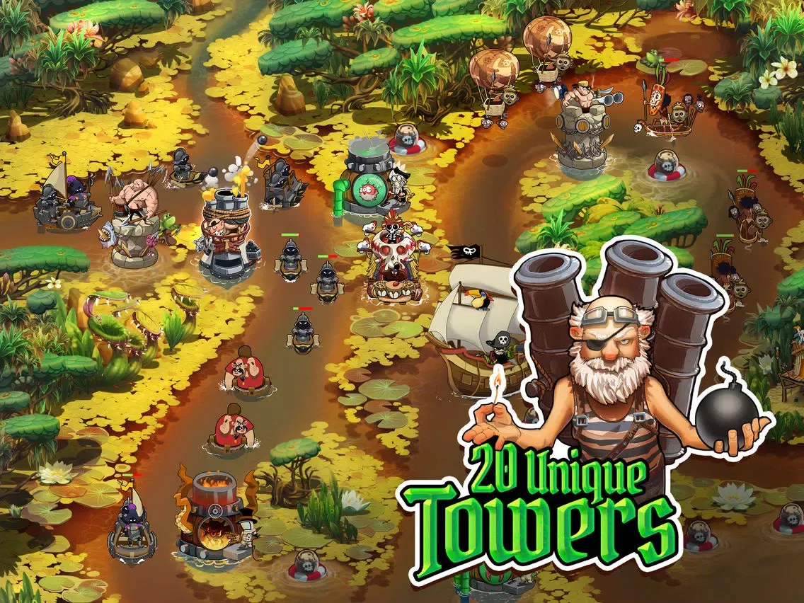 Pirate Legends TD iPad 應用截圖