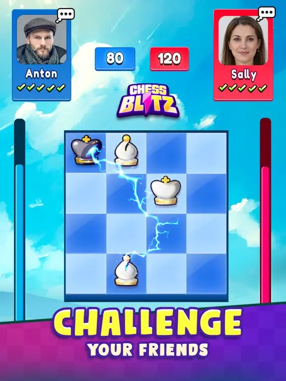 Capturas de tela do Chess Blitz : Online PvP iPad 