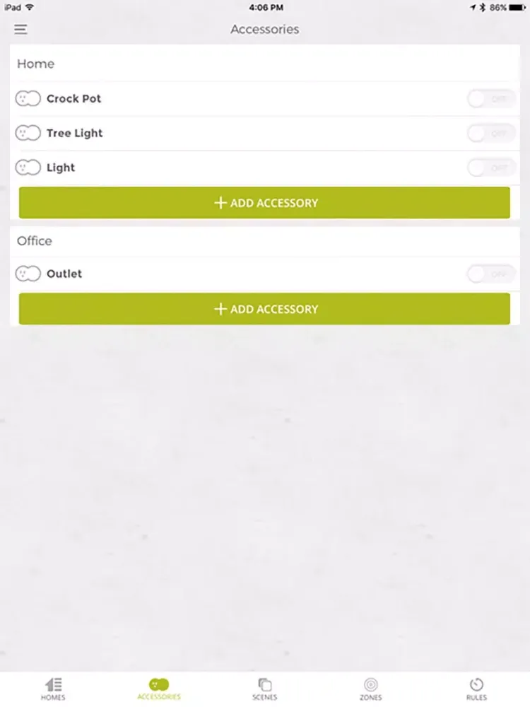 Ảnh chụp màn hình của PureSwitch iPad 