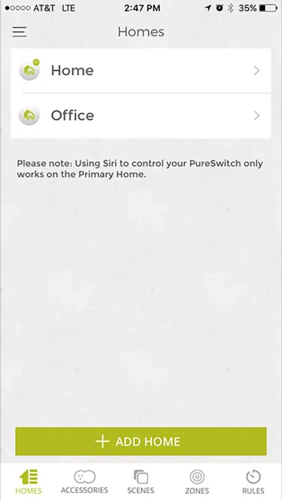 Ảnh chụp màn hình của PureSwitch