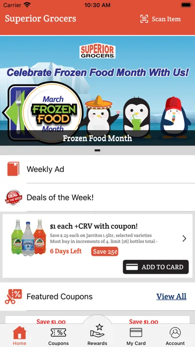ภาพหน้าจอของ Superior Grocers California