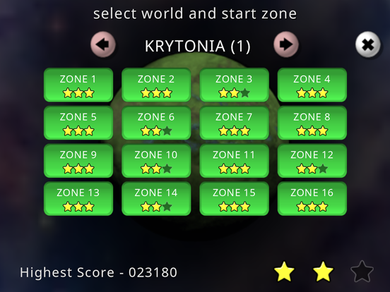 Galaforce Worlds iPad  스크린샷