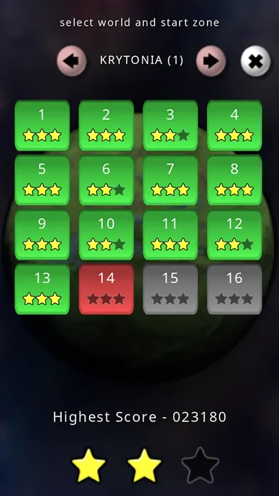 Galaforce Worlds سکرین شاٹس