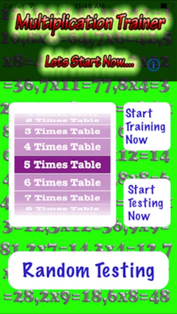 Multiplication Trainer स्क्रीनशॉट