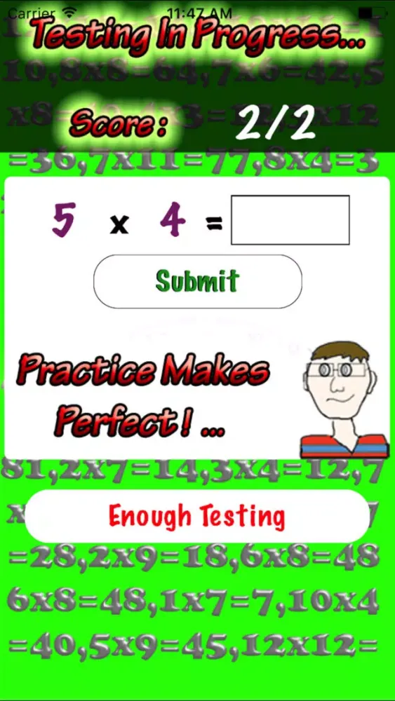 Multiplication Trainer स्क्रीनशॉट