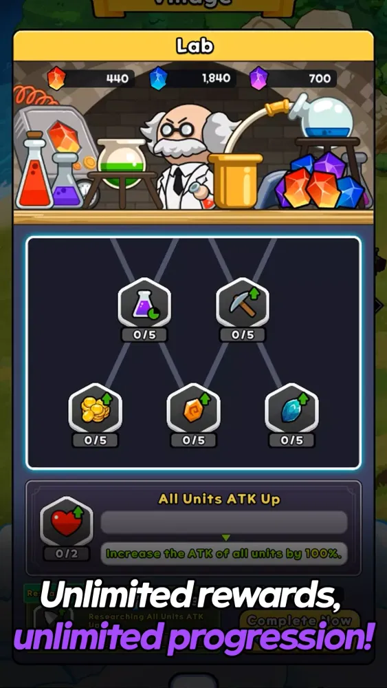 Tangkapan layar Rumble Legion: Pocket Heroes