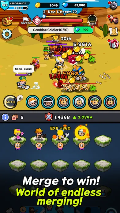 Rumble Legion: Pocket Heroes 스크린샷