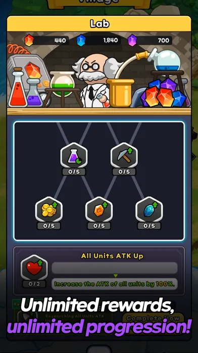 Rumble Legion: Pocket Heroes 스크린샷